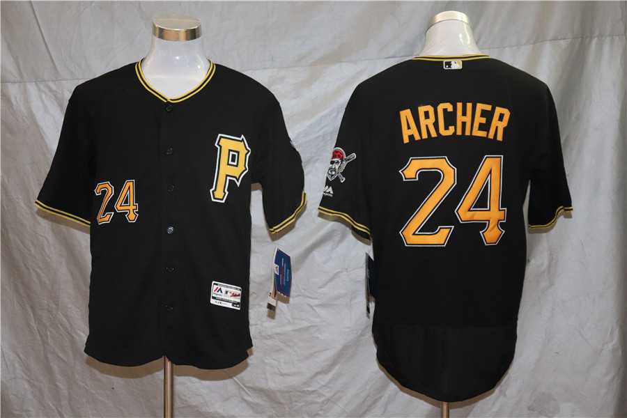 Pirates 24 Chris Archer Black Flexbase Jersey,We sell and wholesale Pirates 24 Chris Archer Black Flexbase Jersey on line form chian!